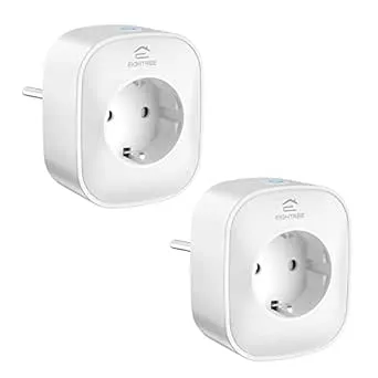 EIGHTREE Smart Plug with Power Consumption Meter, Compatible with